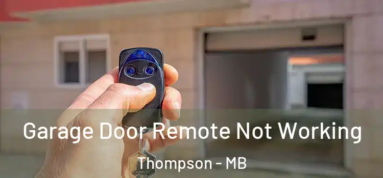  Garage Door Remote Not Working Thompson - MB